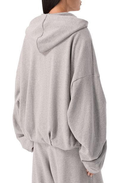Хлопковая толстовка DRIES VAN NOTEN серого цвета по цене 94950 руб., арт. 131107/4612, фото 4 Хлопковая толстовка DRIES VAN NOTEN, арт. 131107/4612, фото 4