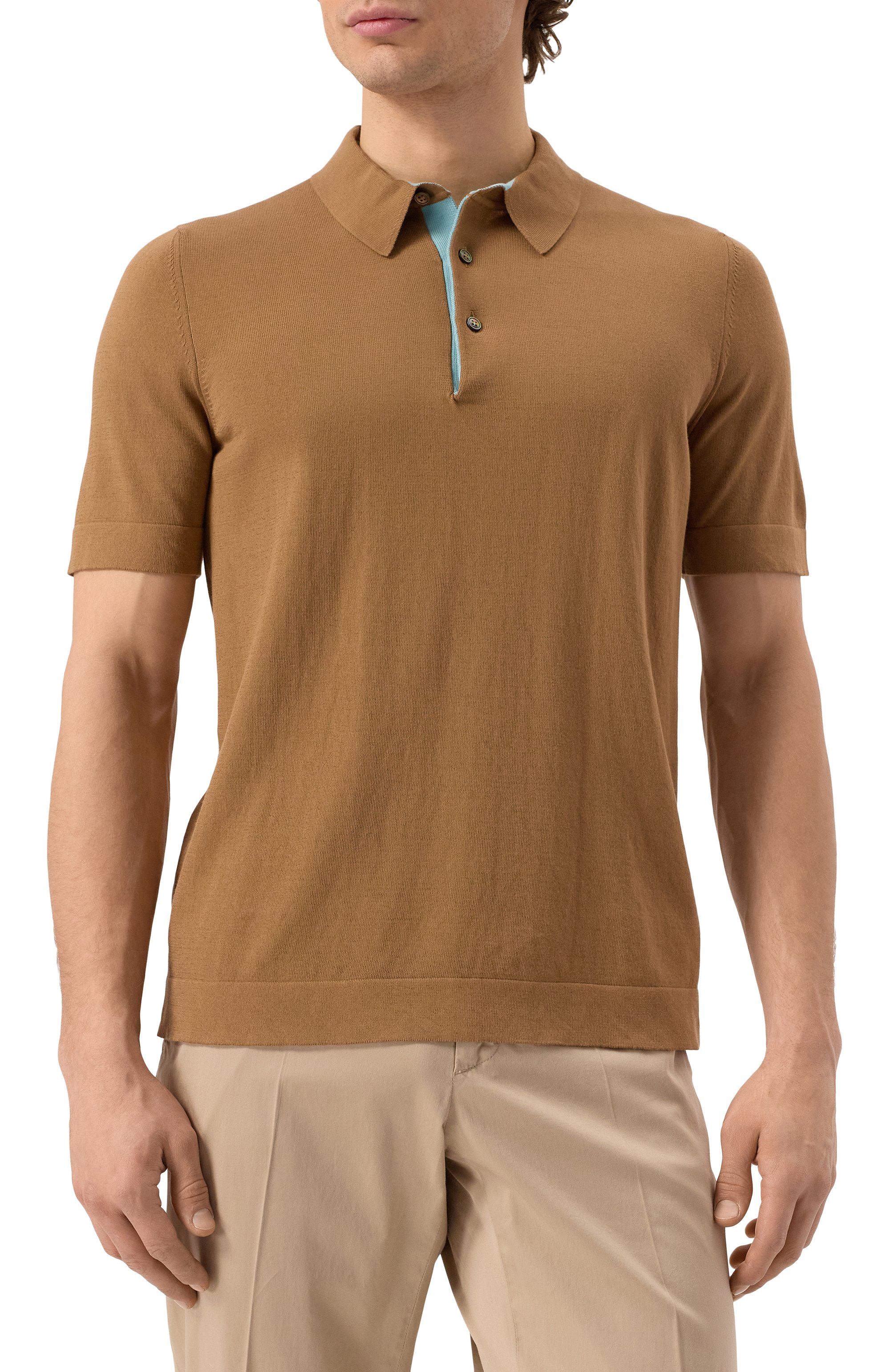 Хлопковое поло GRAN SASSO, арт. 57149/20669, фото 3