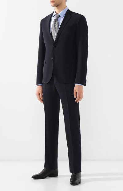 Рубашка с воротником кент CORNELIANI голубого цвета по цене 18050 руб., арт. 83P026-9111529/00, фото 2 Рубашка с воротником кент CORNELIANI, арт. 83P026-9111529/00, фото 2