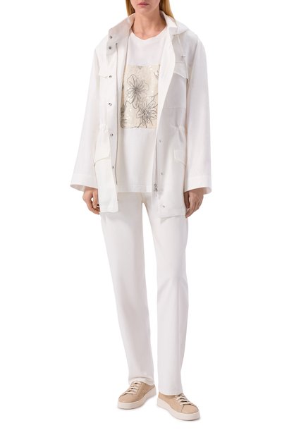 Хлопковая футболка LORENA ANTONIAZZI, арт. P2661TS08A/4577, фото 2