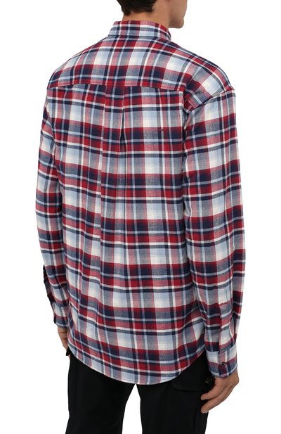 Хлопковая рубашка DSQUARED2 разноцветного цвета по цене 36950 руб., арт. S74DM0535/S53989, фото 4 Хлопковая рубашка DSQUARED2, арт. S74DM0535/S53989, фото 4