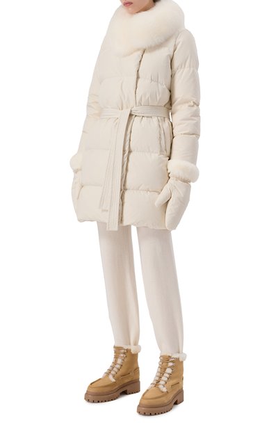 Замшевые ботинки YVES SALOMON, арт. 26WAC614XXMLCV, фото 3