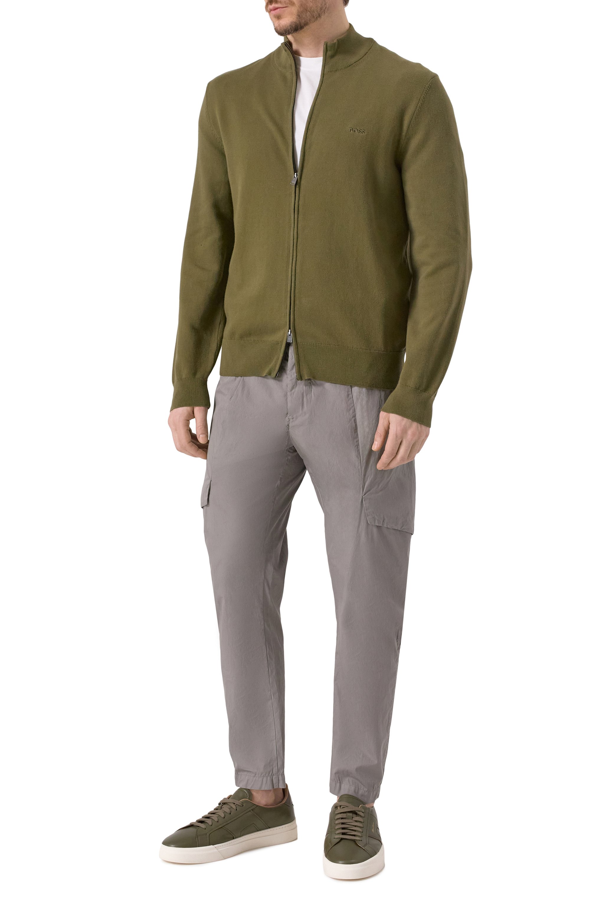 Хлопковые брюки-карго TRANSIT, арт. CFUTRZB115, фото 2