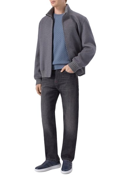 Джемпер из хлопка и шелка BRIONI, арт. UMQ90L/PAK22, фото 2