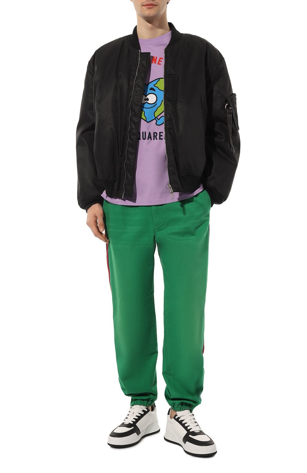 Хлопковые джоггеры GUCCI, арт. 676350 Z8AUY, фото 2