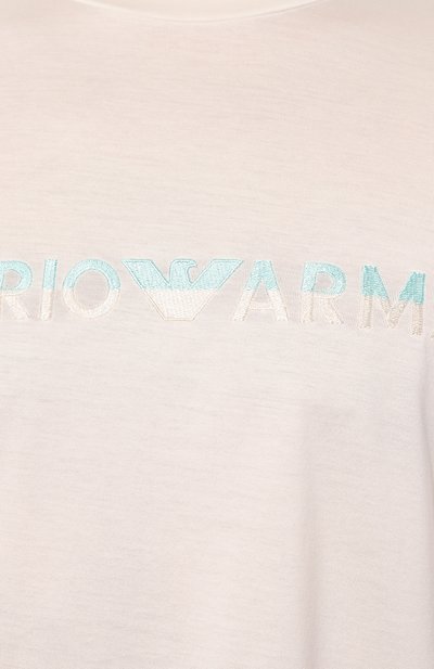 Футболка EMPORIO ARMANI белого цвета по цене 14250 руб., арт. 6R1TDJ/1JUVZ, фото 5 Футболка EMPORIO ARMANI, арт. 6R1TDJ/1JUVZ, фото 5