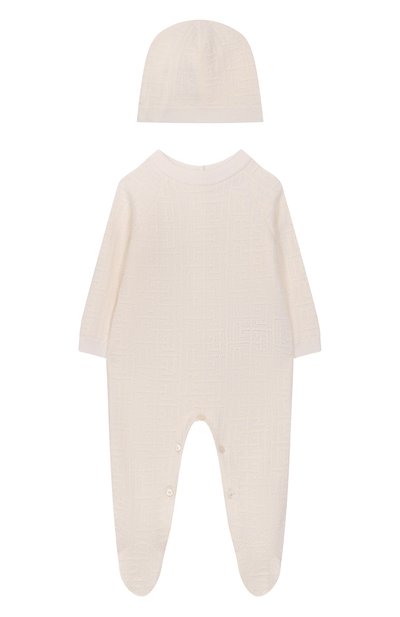 Комплект из комбинезона и шапки BALMAIN, арт. BXB03A