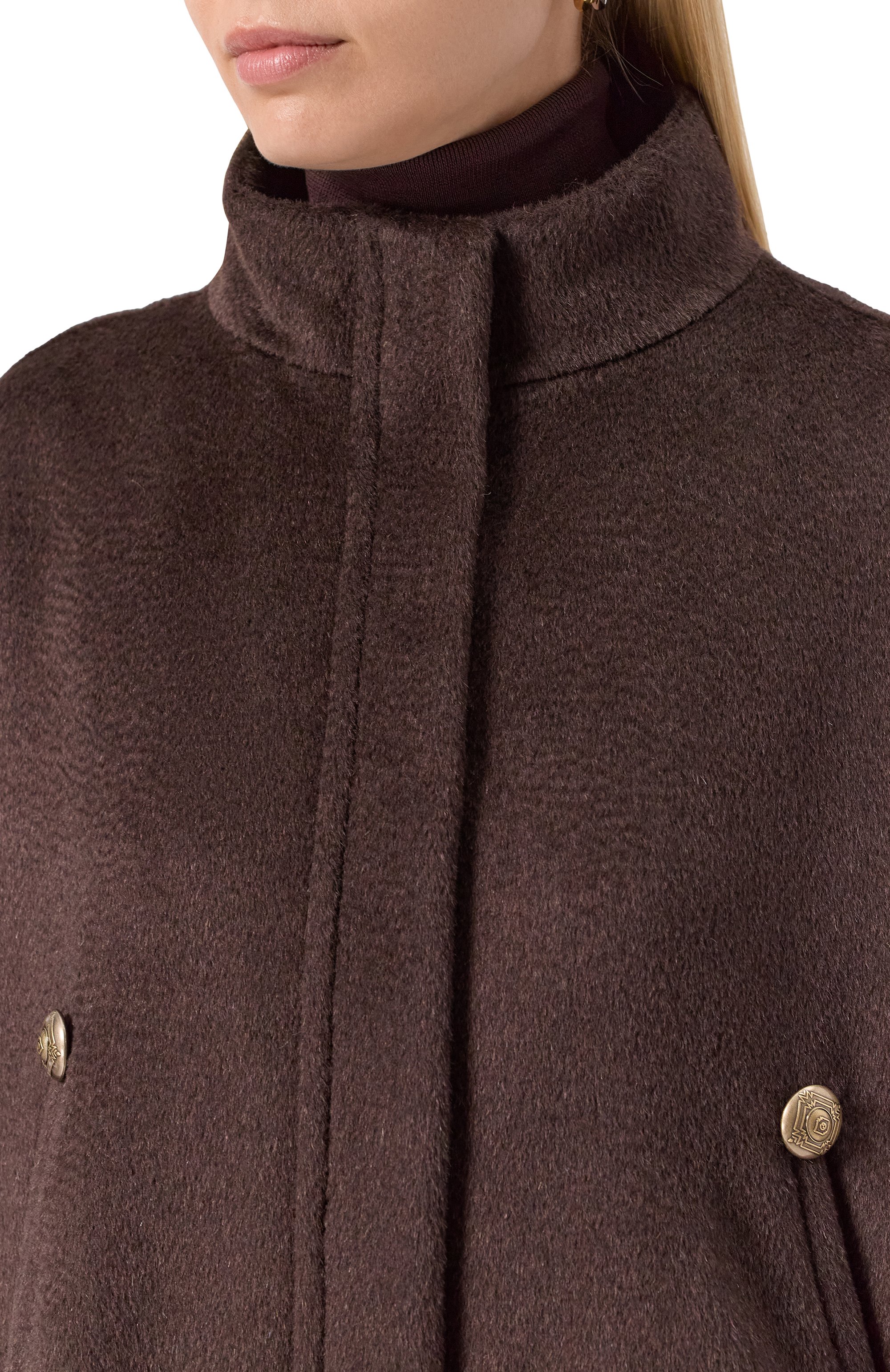 Шерстяная куртка GIORGIO ARMANI темно-коричневого цвета по цене 499500 руб., арт. GW001533/TE16690, фото 5 Шерстяная куртка GIORGIO ARMANI, арт. GW001533/TE16690, фото 5