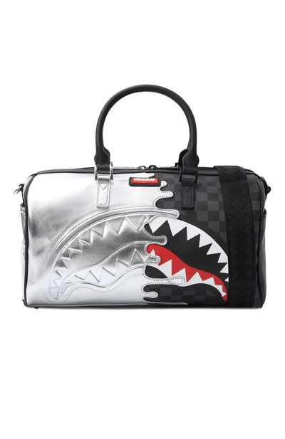 Дорожная сумка silver side drip black check SPRAYGROUND, арт. 910D8925NSZ/SILVER SIDE DRIP BLACK CHECK MINI DUFF, фото 4