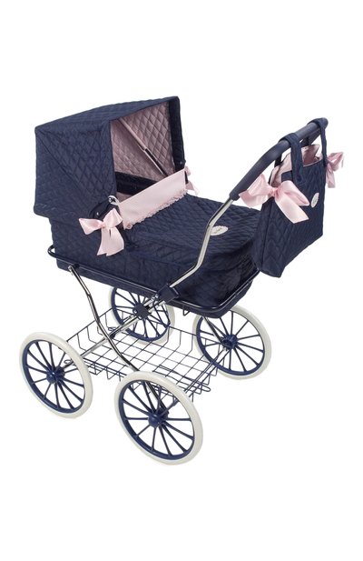 Коляска для кукол LA NINA синего цвета по цене 61580 руб., арт. 65046, фото 1 Коляска для кукол LA NINA, арт. 65046, фото 1