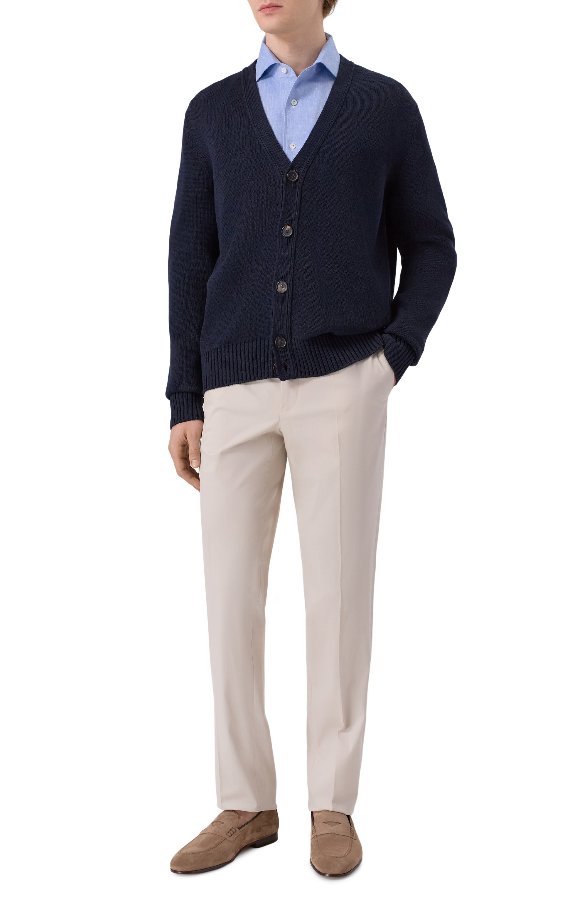 Замшевые пенни-лоферы DOUCAL'S, арт. DU2983PANNUF009M, фото 2