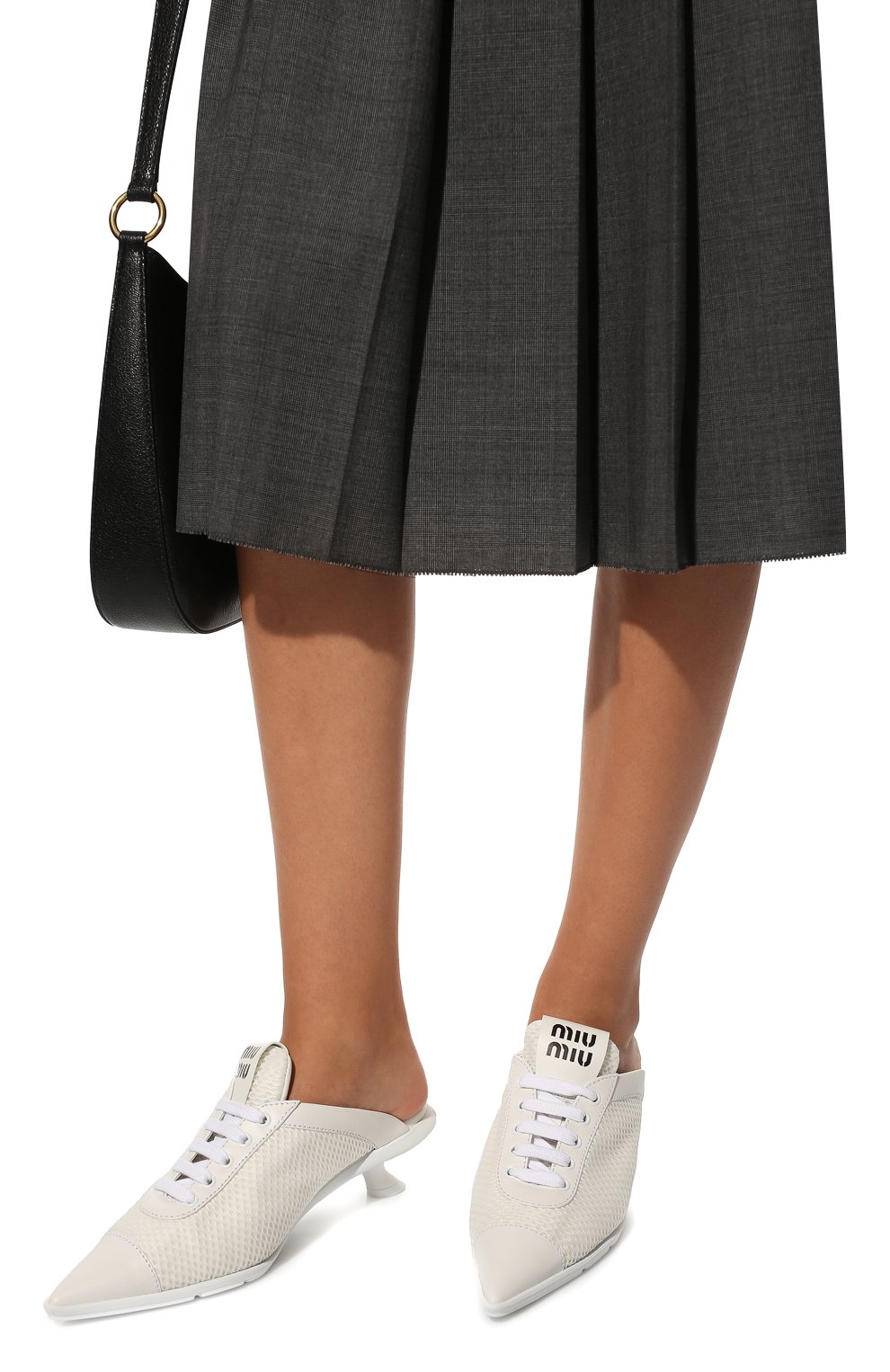 Комбинированные мюли MIU MIU, арт. 5E752D-77T-F0009-055, фото 3