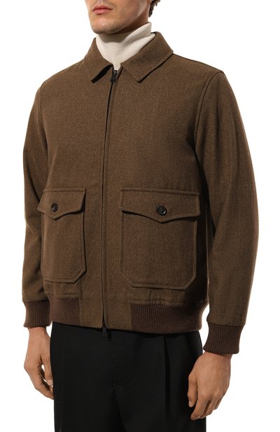 Бомбер из шерсти и хлопка CIRCOLO 1901, арт. CN4608, фото 3