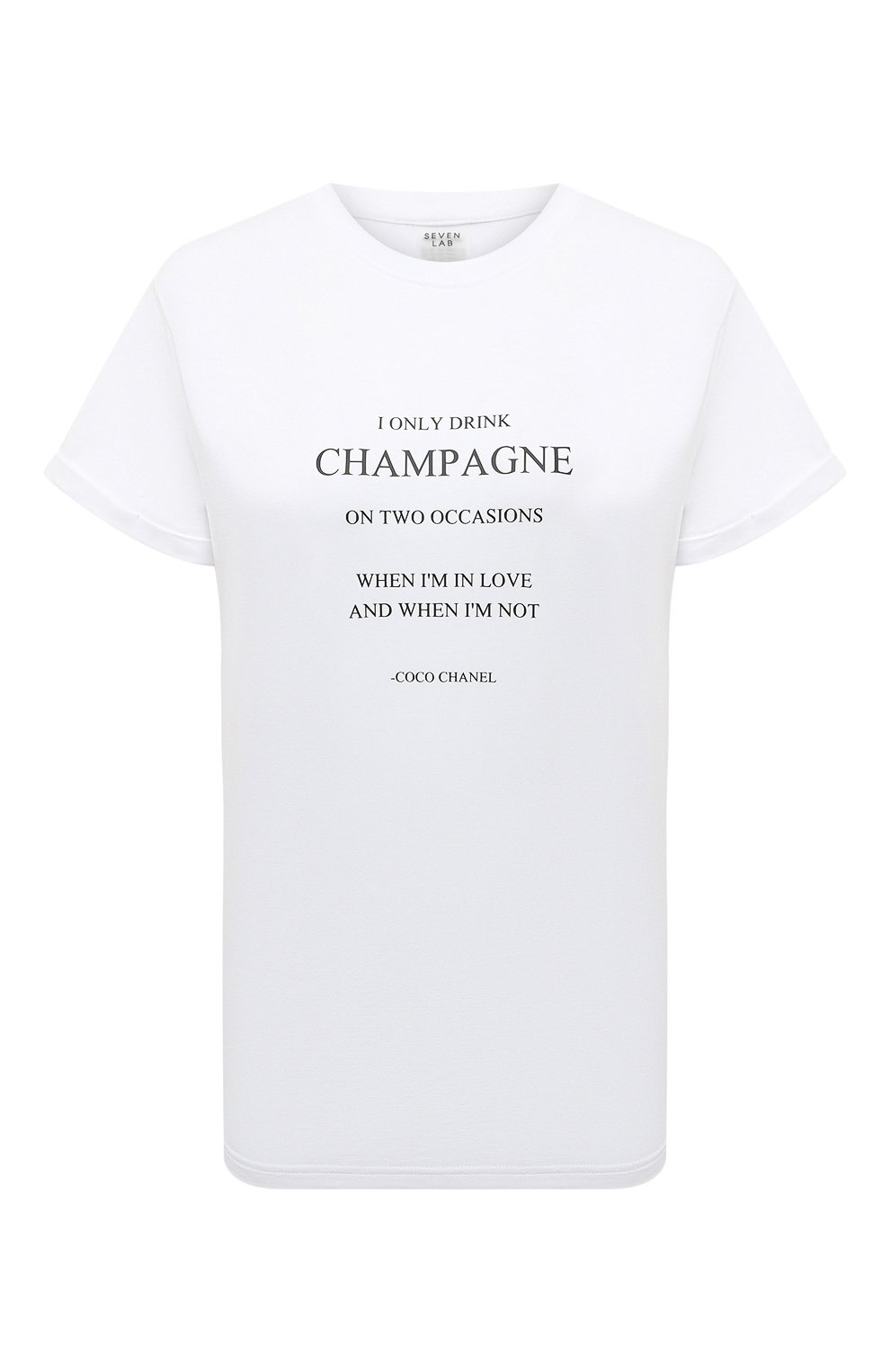 Хлопковая футболка SEVEN LAB, арт. CTR1.01.100.257.0928, фото 1