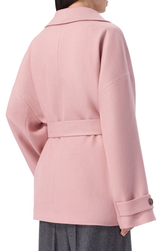 Шерстяное полупальто Seven Lab 126-S-W-00-39-005 Розовый  126-S-W-00-39-005 Фото 4