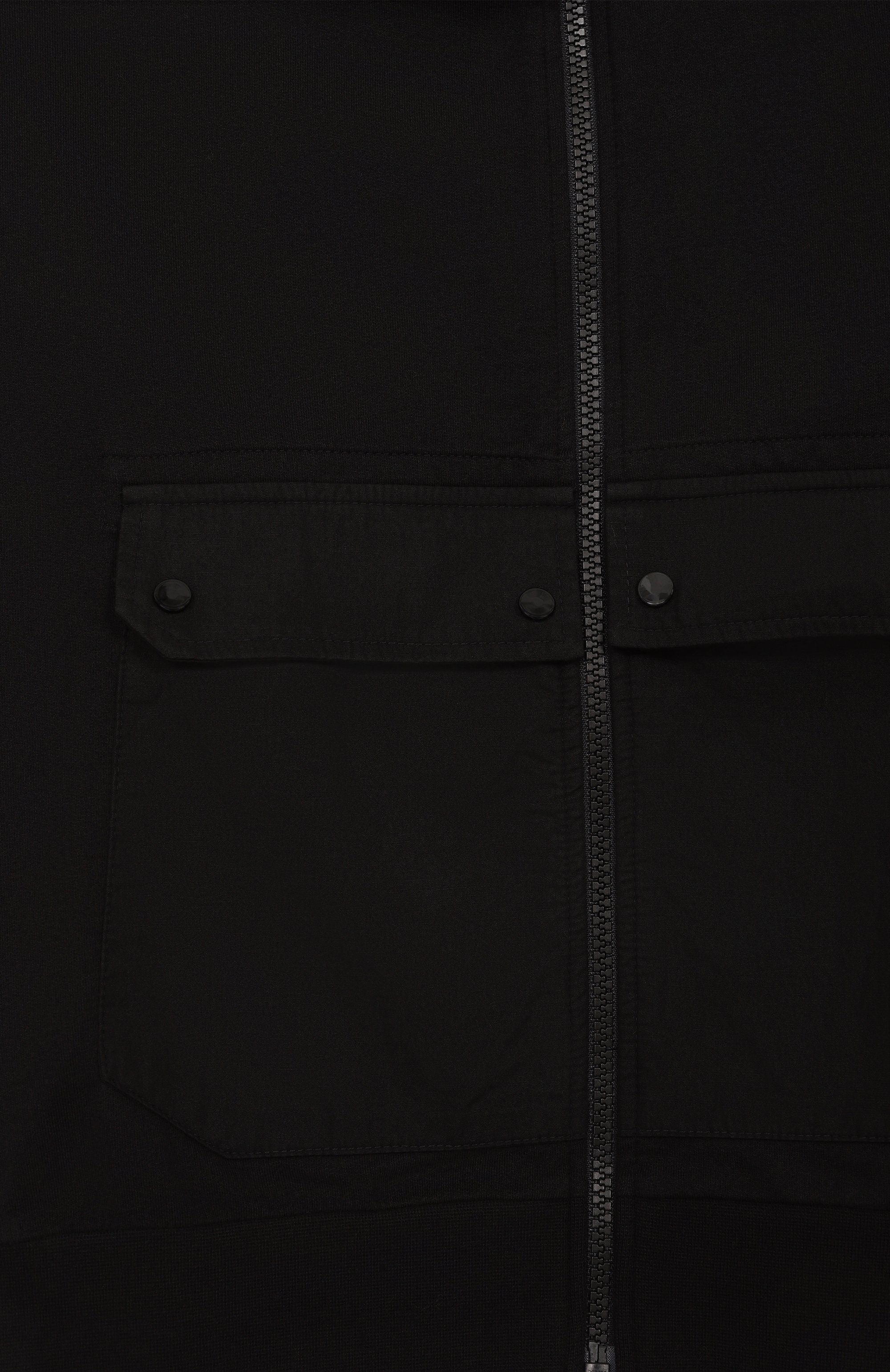 Хлопковая толстовка C.P. COMPANY черного цвета по цене 24200 руб., арт. CUF01V/LCC02, фото 3 Хлопковая толстовка C.P. COMPANY, арт. CUF01V/LCC02, фото 3