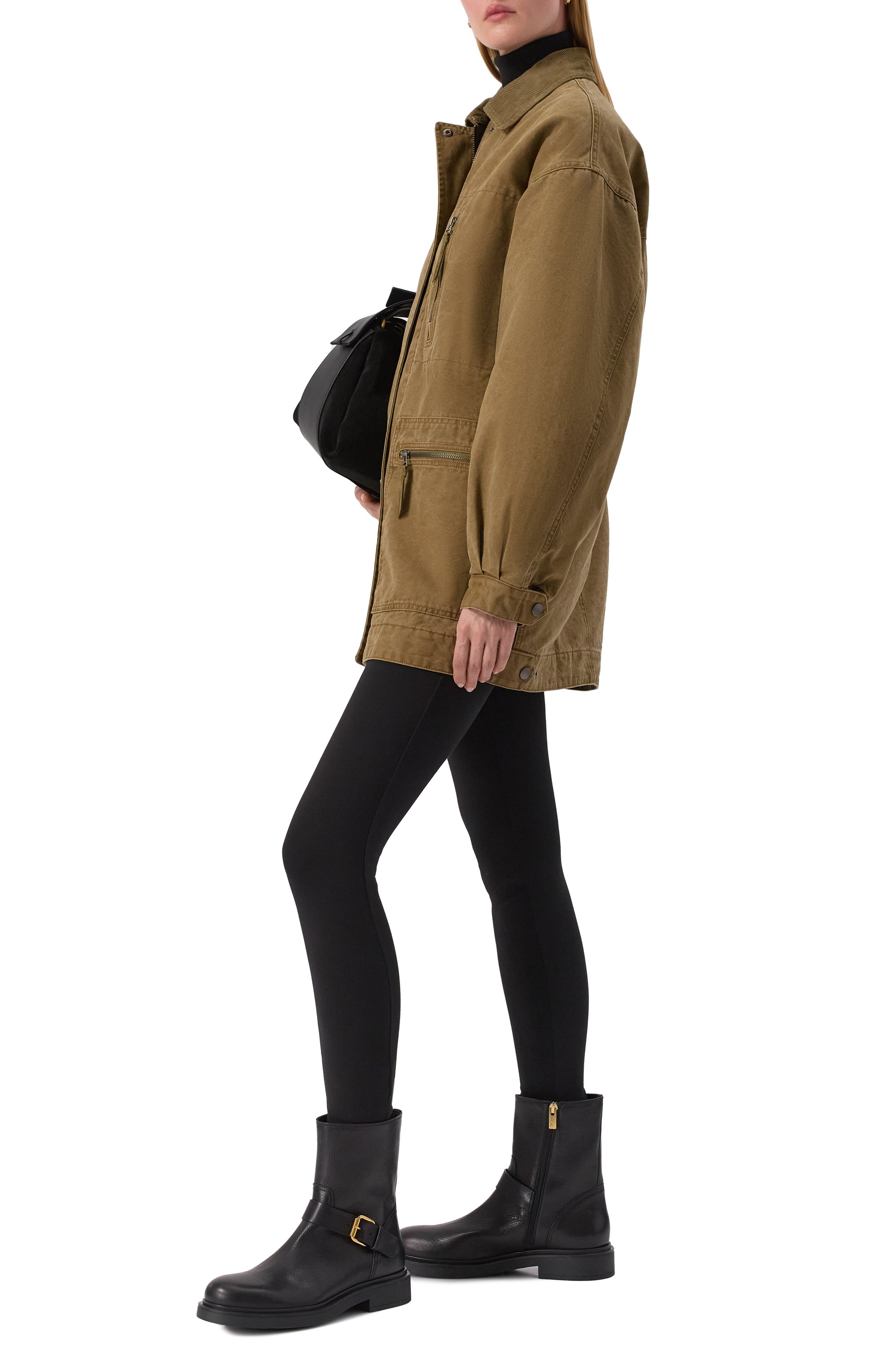 Кожаные ботинки loren bikers AGL, арт. D786501PG/GAUCH, фото 2