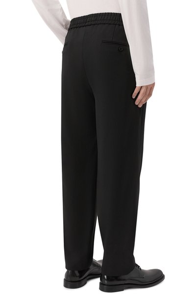 Шерстяные брюки DOLCE & GABBANA черного цвета по цене 98950 руб., арт. GP26FZ/FUBG4, фото 4 Шерстяные брюки DOLCE & GABBANA, арт. GP26FZ/FUBG4, фото 4