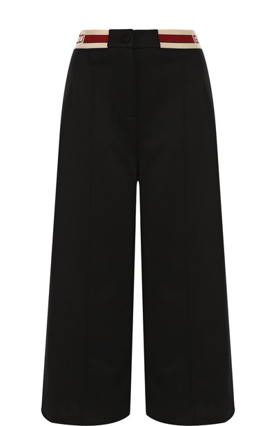 Укороченные брюки с контрастным поясом GUCCI, арт. 502295/X9N69, фото 1