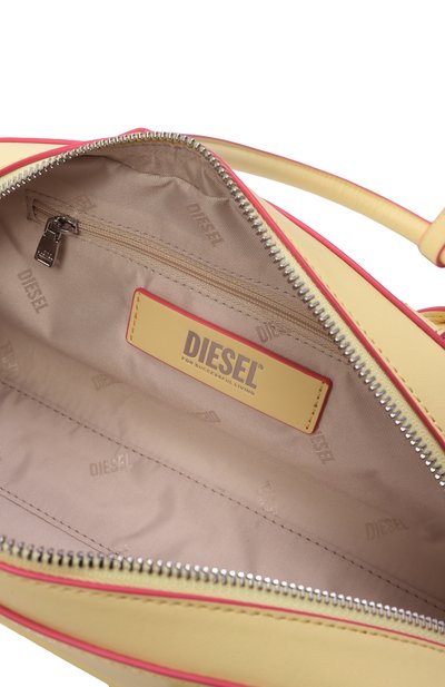 Сумка 1dr dome DIESEL светло-желтого цвета по цене 54500 руб., арт. X10641/P8279, фото 5 Сумка 1dr dome DIESEL, арт. X10641/P8279, фото 5