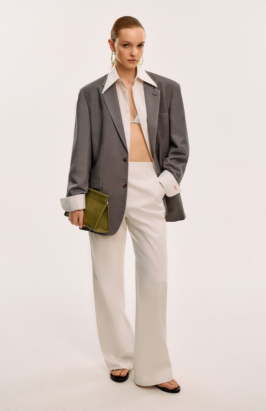 Кожаные сандалии Jil Sander J15WP0169/P8389 Чёрный  J15WP0169/P8389 Фото 8
