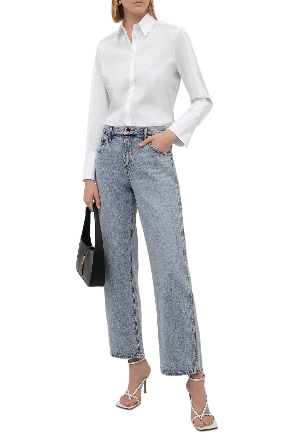 Хлопковая рубашка EMPORIO ARMANI белого цвета по цене 38300 руб., арт. 6K2C68/2N8YZ, фото 2 Хлопковая рубашка EMPORIO ARMANI, арт. 6K2C68/2N8YZ, фото 2