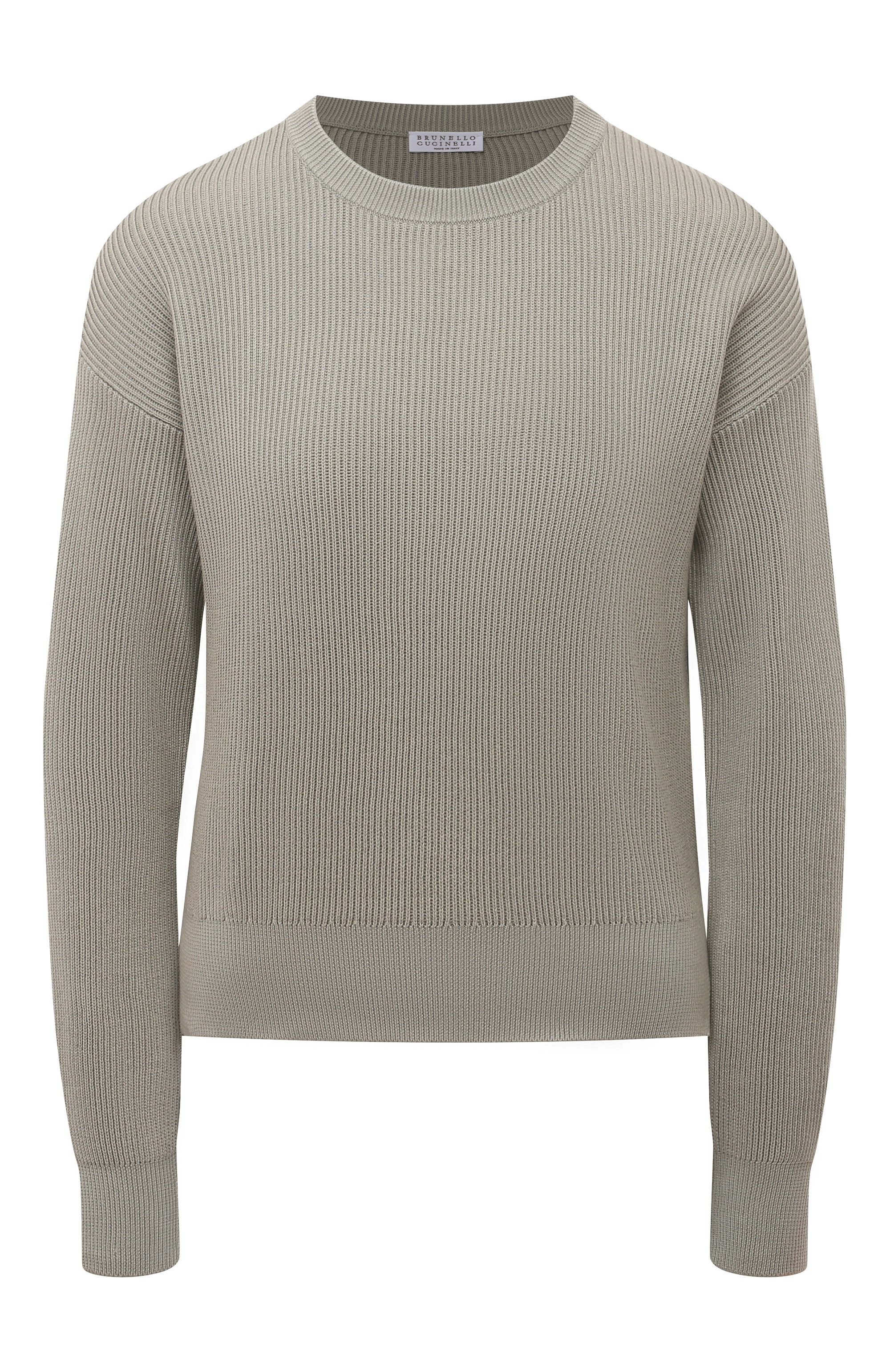Хлопковый пуловер BRUNELLO CUCINELLI, арт. M1919B1299, фото 1
