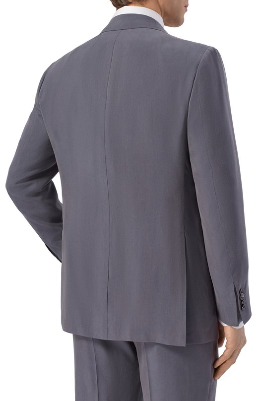 Костюм из лиоцелла и вискозы Kiton UA862H08003 Серый  UA862H08003 Фото 3