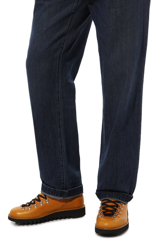 Кожаные хайкеры M120 Fracap Оранжевый, фото 3