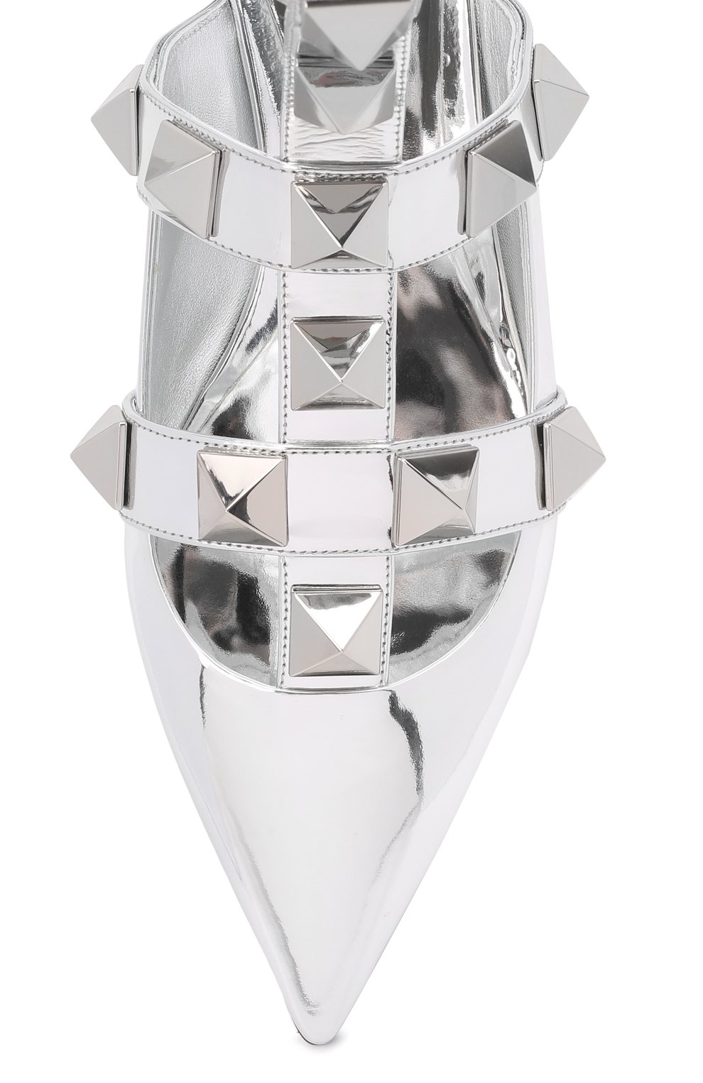 Кожаные балетки roman stud VALENTINO, арт. XW2S0BY5/BAI, фото 6