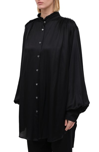 Блузка из вискозы и шелка ANN DEMEULEMEESTER, арт. 2002-2014-P-122-099, фото 3