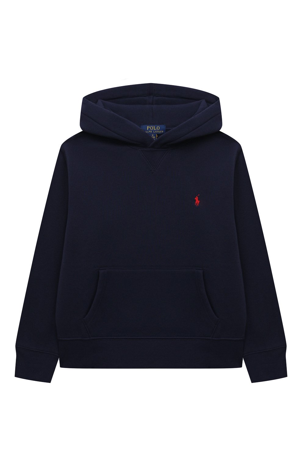 Хлопковое худи POLO RALPH LAUREN темно-синего цвета по цене 11150 руб., арт. 323749954001, фото 1 Хлопковое худи POLO RALPH LAUREN, арт. 323749954001, фото 1