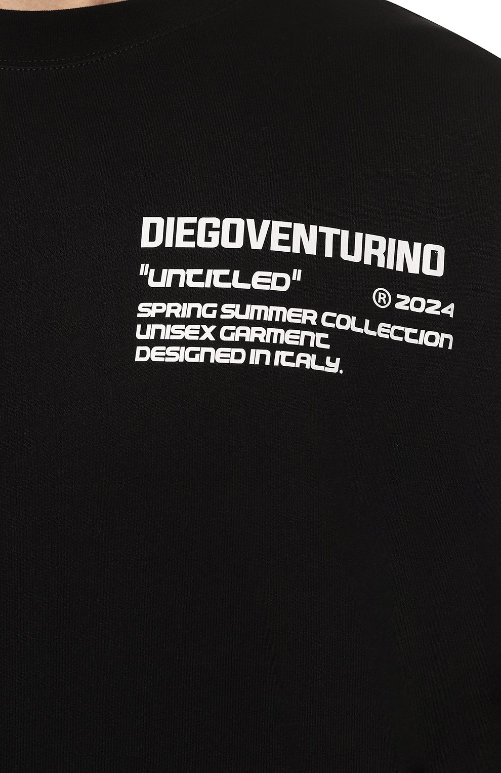 Хлопковая футболка DIEGO VENTURINO, арт. D3S4TS0BASIC2, фото 5