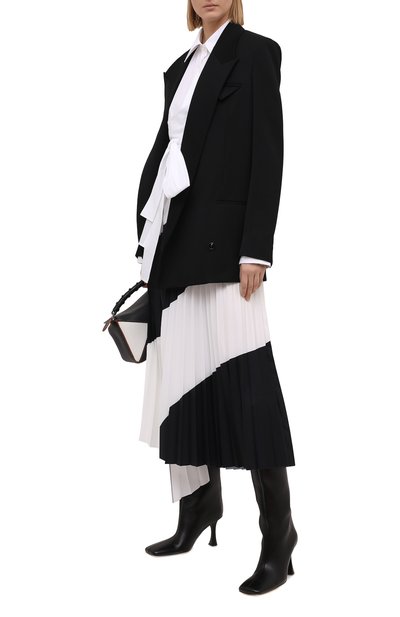 Хлопковая рубашка HELMUT LANG белого цвета по цене 39650 руб., арт. K10HW506, фото 2 Хлопковая рубашка HELMUT LANG, арт. K10HW506, фото 2