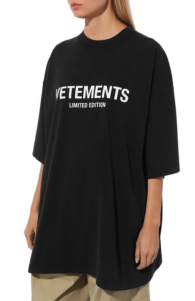 Хлопковая футболка VETEMENTS, арт. UE54TR170B, фото 3
