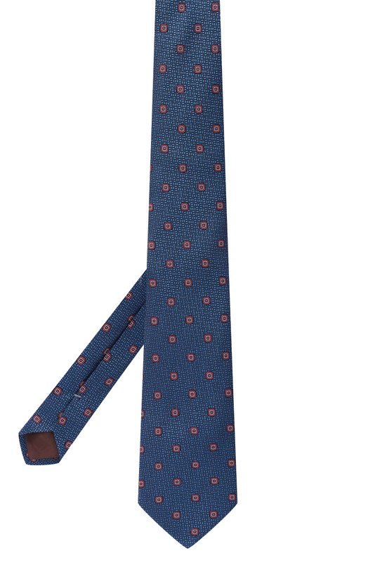 Шелковый галстук Canali 18/HJ04570 Синий  18/HJ04570 Фото 3