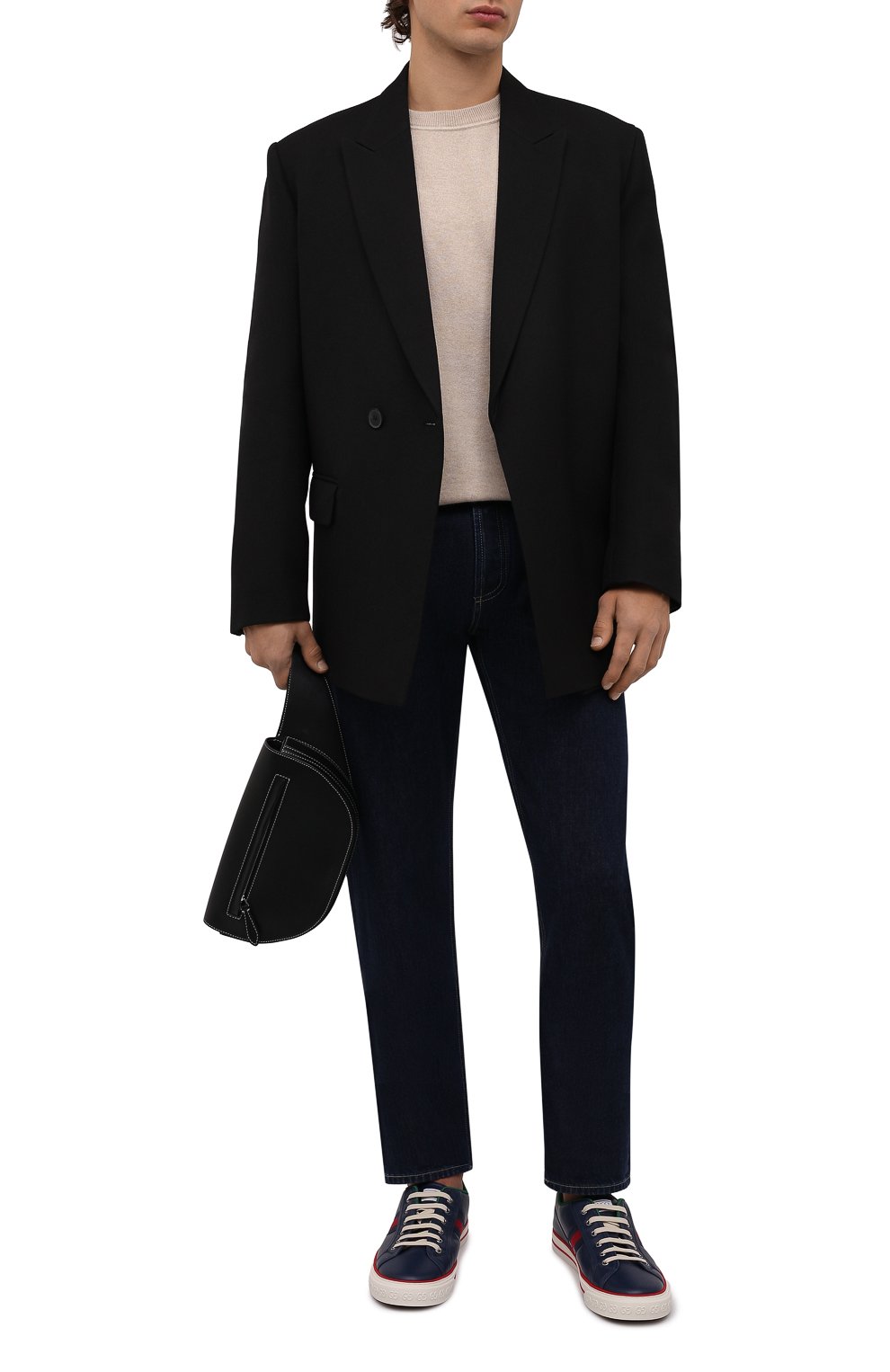 Кожаные кеды tennis 1977 GUCCI, арт. 643485/17L10, фото 2