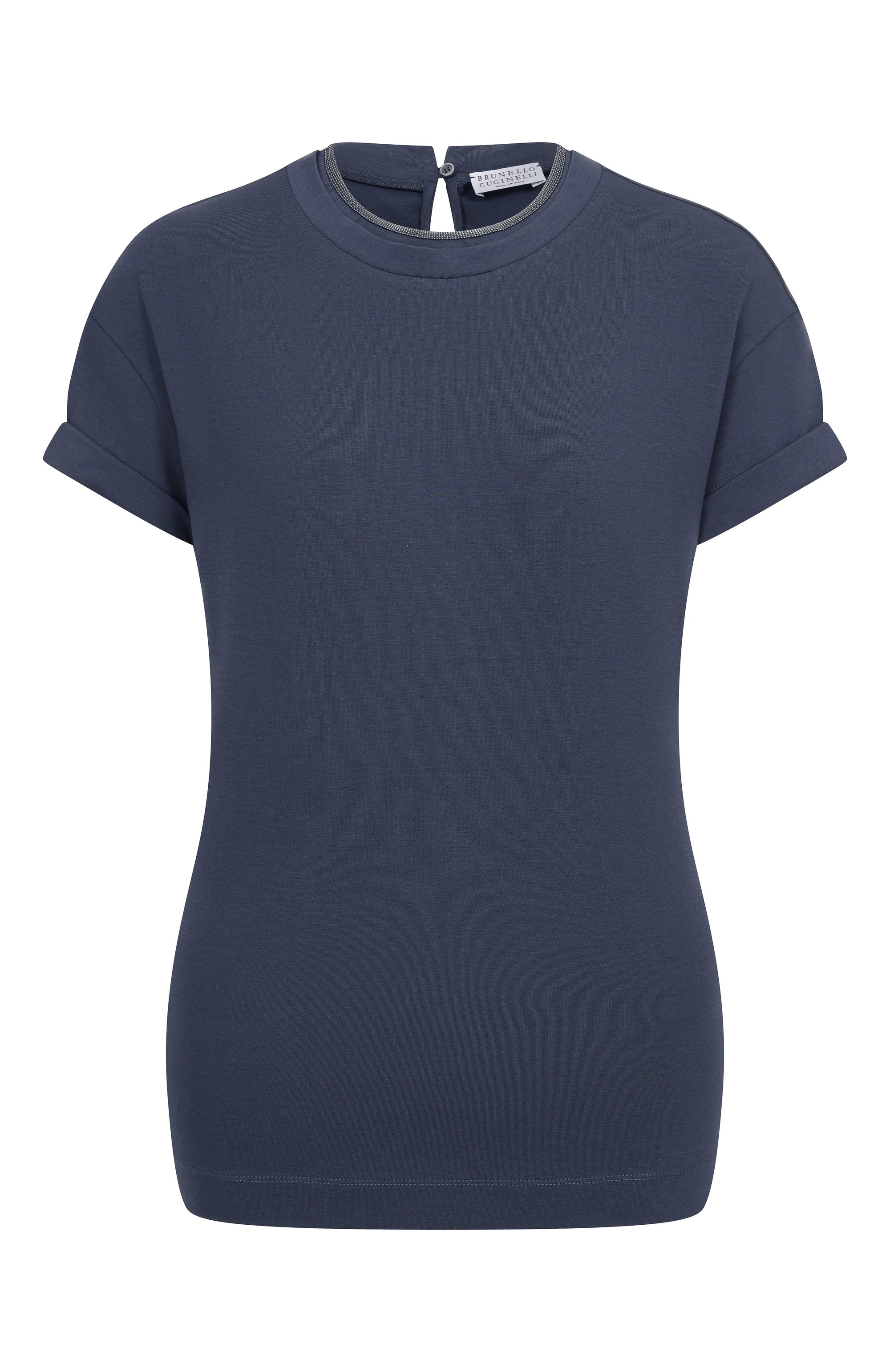 Хлопковый топ BRUNELLO CUCINELLI, арт. MPT18BD200, фото 1