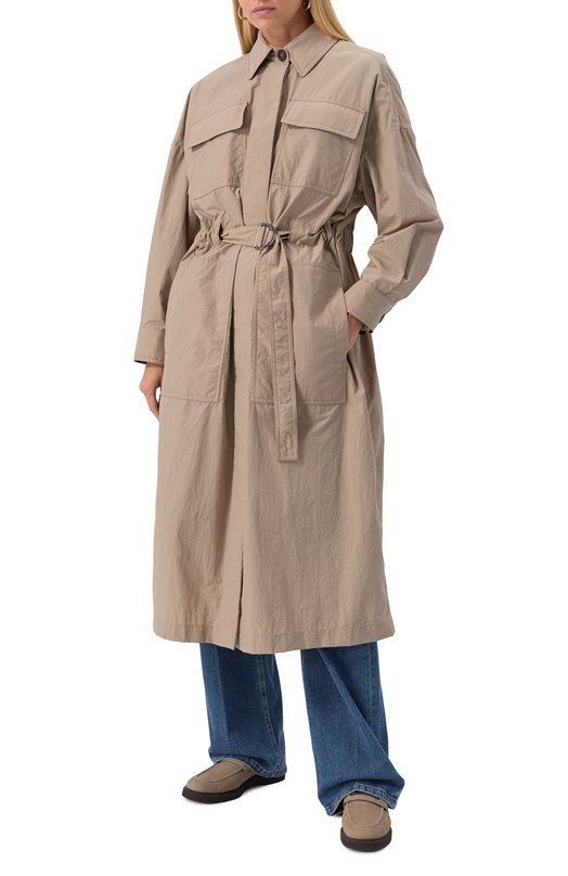 Плащ Brunello Cucinelli MD5999922P Бежевый  MD5999922P Фото 3