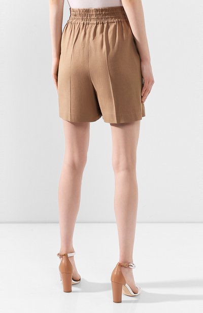 Шорты из смеси льна и хлопка BRUNELLO CUCINELLI, арт. MF591P7213, фото 4