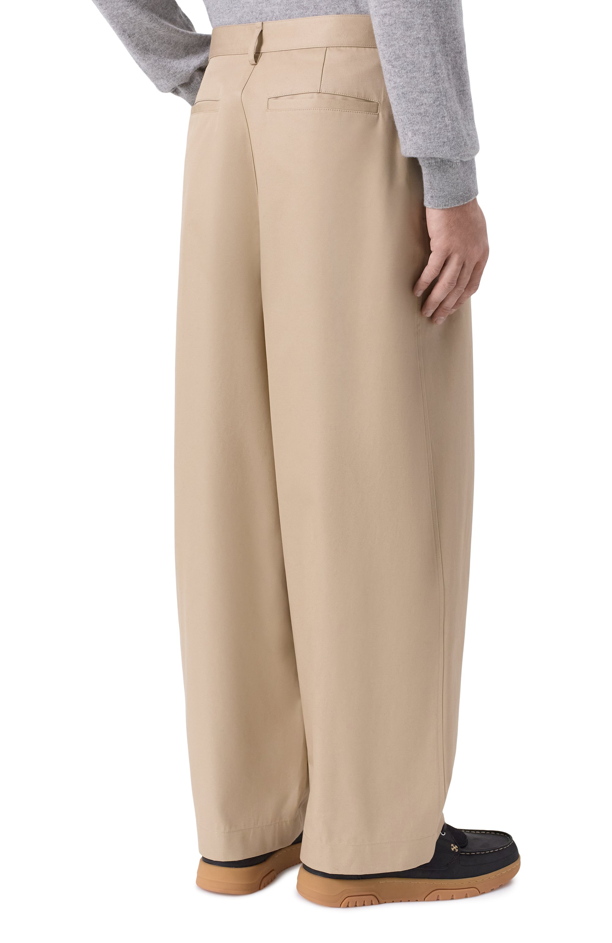 Хлопковые брюки DARKPARK светло-бежевого цвета по цене 69950 руб., арт. MTR41/FAC05, фото 4 Хлопковые брюки DARKPARK, арт. MTR41/FAC05, фото 4