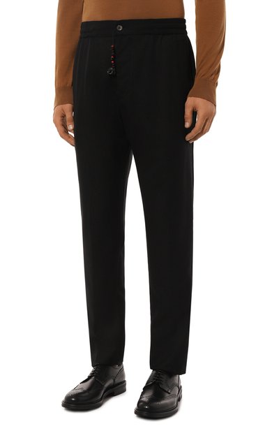 Брюки из шерсти и кашемира MARCO PESCAROLO черного цвета по цене 79000 руб., арт. CHIAIAM/5037, фото 3 Брюки из шерсти и кашемира MARCO PESCAROLO, арт. CHIAIAM/5037, фото 3