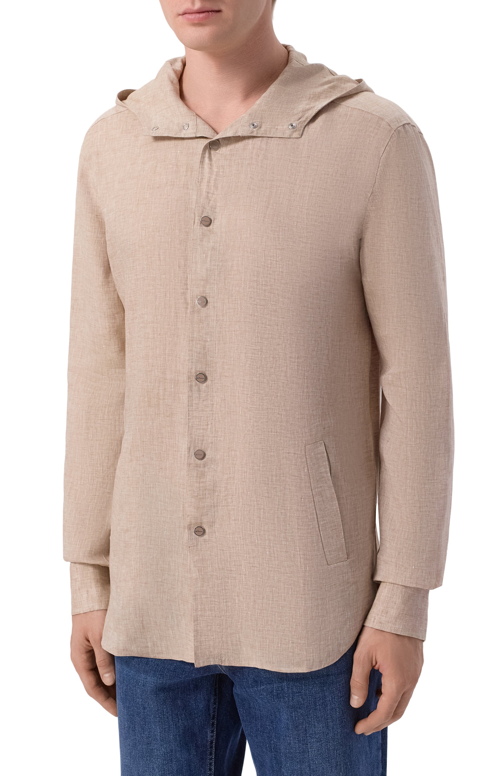 Льняная рубашка KITON, арт. UMCMARH09613, фото 3