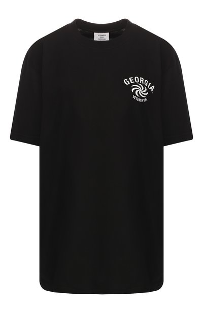 Женская хлопковая футболка VETEMENTS, арт. USS197091/W