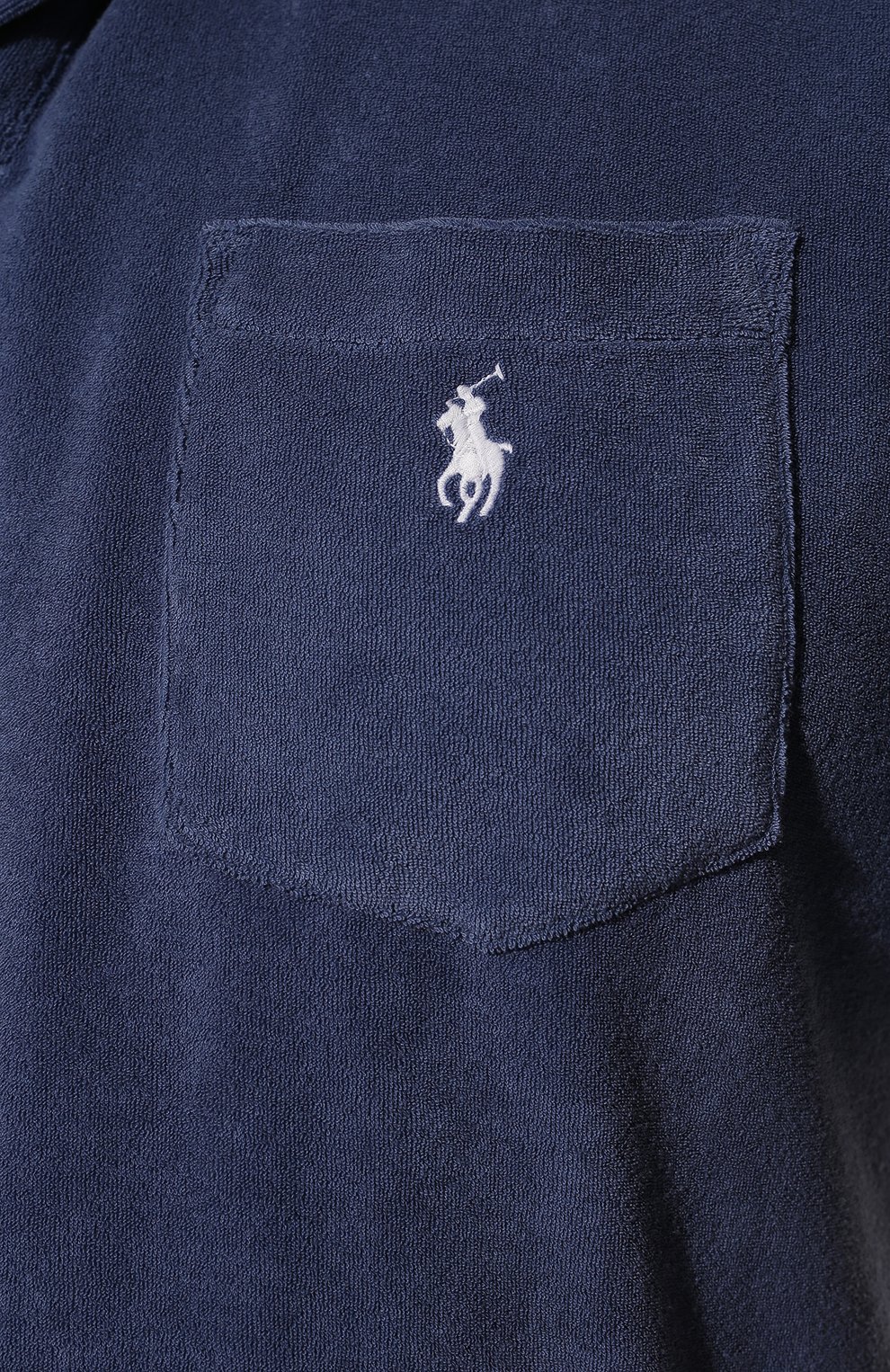 Хлопковое поло POLO RALPH LAUREN синего цвета по цене 16250 руб., арт. 711835786/PRL BS, фото 5 Хлопковое поло POLO RALPH LAUREN, арт. 711835786/PRL BS, фото 5