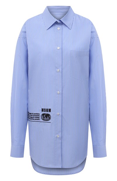 Женская хлопковая рубашка MSGM, арт. 3141MDE191 217706