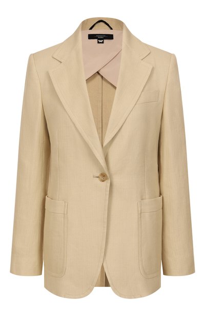 Женский жакет из хлопка и льна WEEKEND MAX MARA, арт. GALLI