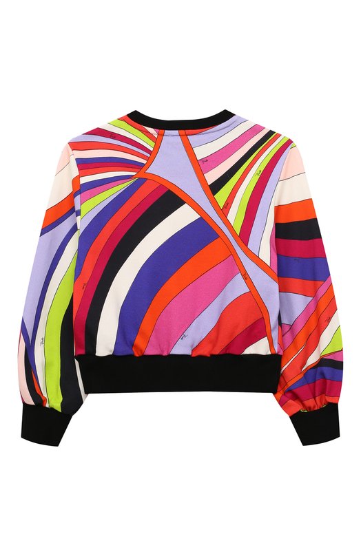 Хлопковый свитшот Emilio Pucci Разноцветный, фото 2