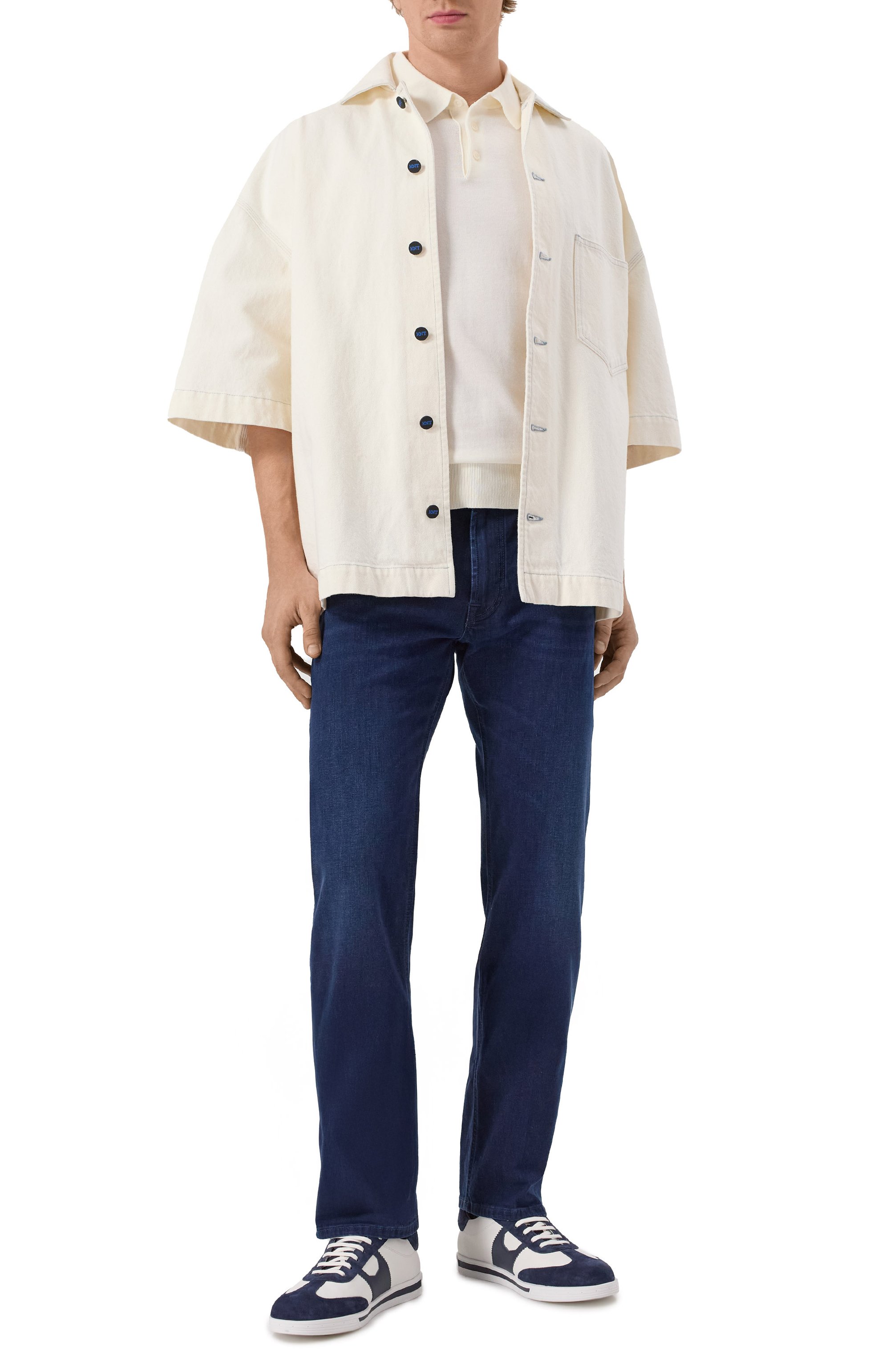 Джинсовая рубашка KITON, арт. UGK111K0754F03, фото 2