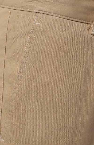 Хлопковые брюки DSQUARED2 бежевого цвета по цене 56650 руб., арт. S74KB0771/S39021, фото 5 Хлопковые брюки DSQUARED2, арт. S74KB0771/S39021, фото 5